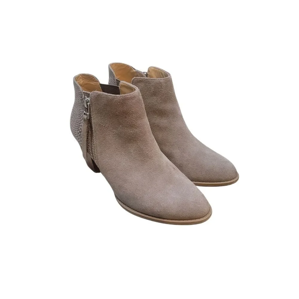 Vionic Anne Suede Leather Ankle Booties. Size 7.5